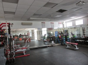 Weight room at TAISM